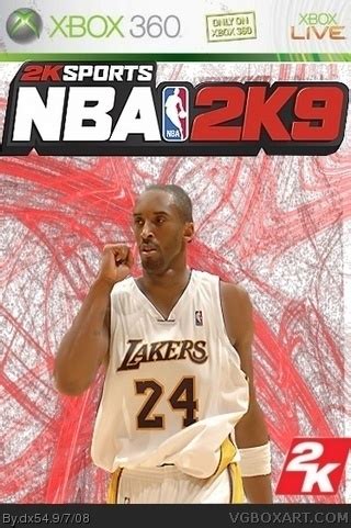 NBA 2K9 Xbox 360 Box Art Cover by dx54