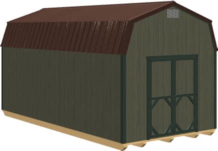 10x20 HI SIDE BARN Shed For Sale From Montana Shed Center In Great