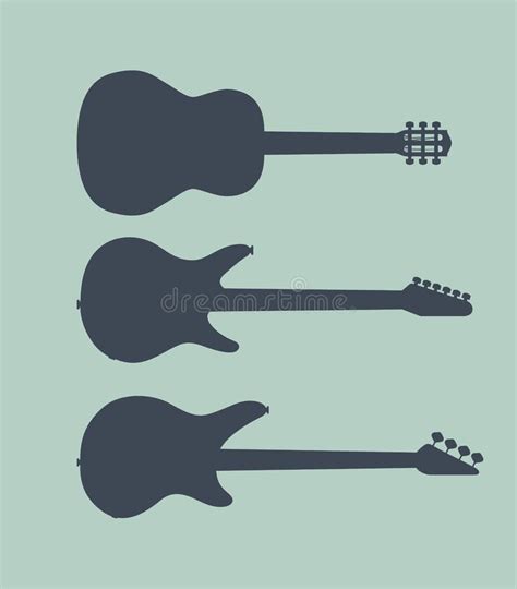 Sistema de guitarras ilustración del vector Ilustración de venda