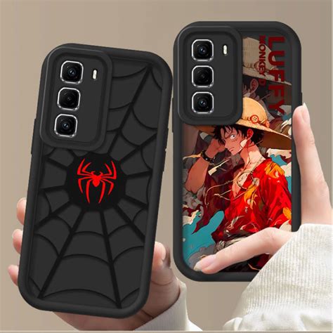 สำหรบ Infinix Hot 50 Pro Plus 4G เคสซลโคนซองนมกนกระแทกรปการตน Infinix Hot 50 Pro Plus