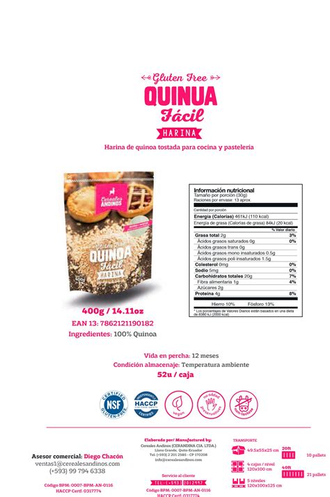 Productos Cereales Andinos