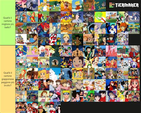 I Migliori Cartoni Animati In Tv Di Tutti I Tempi Tier List