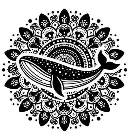 Mandalas De Ballena Mandalas Para Imprimir Y Colorear Coloreando