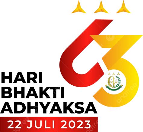 2023ün 63 Adhyaksa Bhakti Gününün Resmi Logosu Vektör Adhyaksa Bhakti
