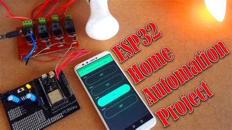 Esp32 Home Automation Project Iot Smart Phone Home Automation Using