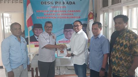 Ambil Formulir Pendaftaran Cabup Ke Gerindra Purbalingga R Ruli Siap