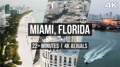 22 Minutes Miami Florida Footage Drone And Aerial 4k Framework