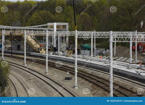 The Platform Of Krakow Glowny The Main Train Station Poland