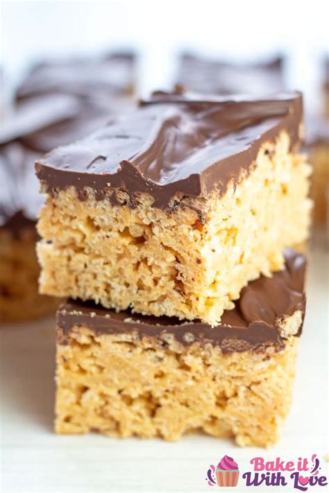 Best Chocolate Peanut Butter Rice Krispies Treats Dessert Recipe