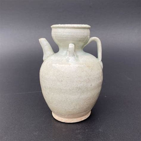 A Chinese Song Dynasty Qingbai Glazed Ewer With Dish Mouth Item 1483176