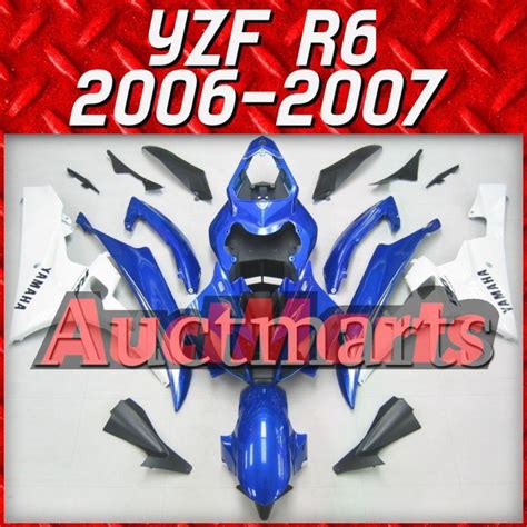 Buy Fit Yamaha Yzf R6 06 07 Yzfr6 2006 2007 600 Fairing Kit Abs Bodywork C10 D17 In Hong Kong