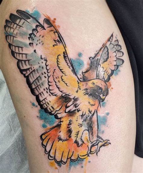 25 Amazing Hawk Tattoos With Meanings Body Art Guru