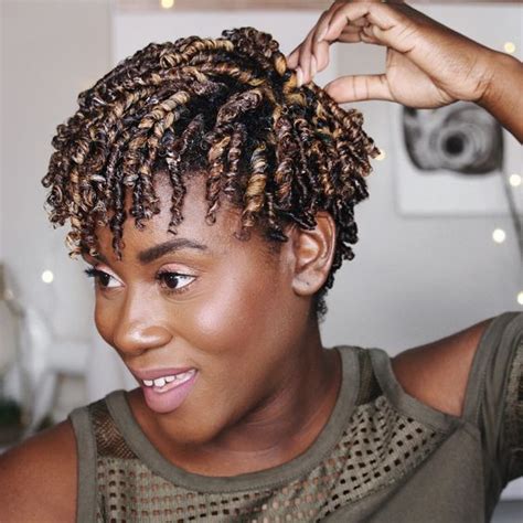 Comb Coils And Comb Twist On Short Hair