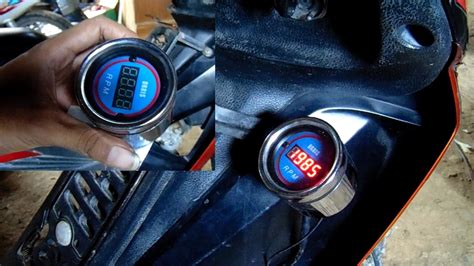 Cara Memasang Rpm Takometer Digital Pada Kendaraan Bermotor Youtube