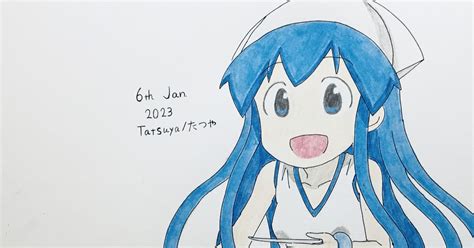 1月6日 Squid Girl On Epiphany Hufufのイラスト Pixiv