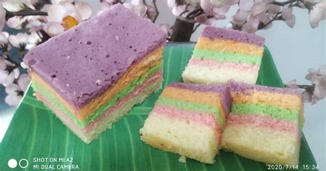 Resep Bolu Kukus Pelangi Oleh Isna Jhe Cookpad