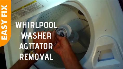 Agitator Removal Whirlpool Washer Easy Diy Fix Youtube