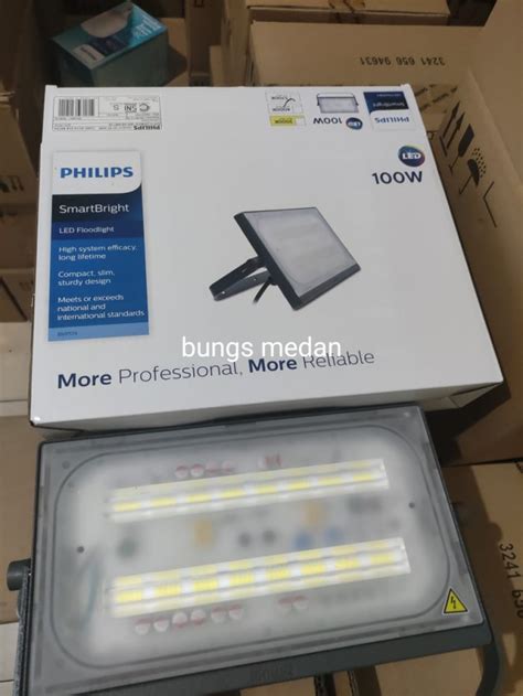 Jual Lampu Led Philips Sorot Bvp174 100w 100watt 100 Watt Ip65 Putih 5700k Kota Medan Bungs