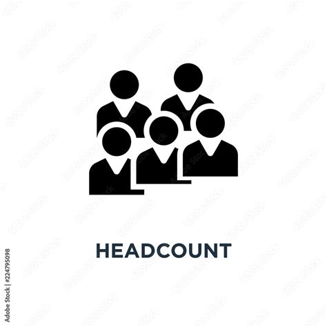 headcount icon. headcount concept symbol design, vector illustra Stock ...