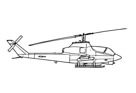 Free Printable Helicopter Coloring Pages For Kids