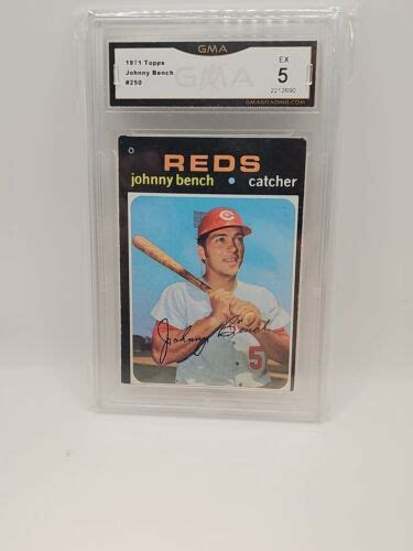 1971 Topps Johnny Bench 250 GMA 5 EBay