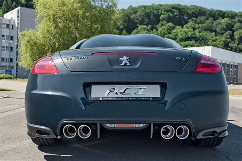 Peugeot Rcz Enhanced With New Exhausts And Custom Luggage Autoevolution