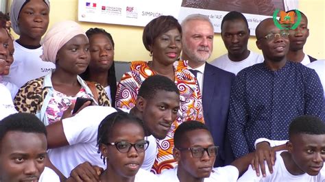 Inauguration De La Fabrique Simplon C Te D Ivoire Youtube