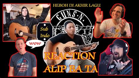 Patience Guns N Roses Alip Ba Ta Fingerstyle Cover Reaction Sub