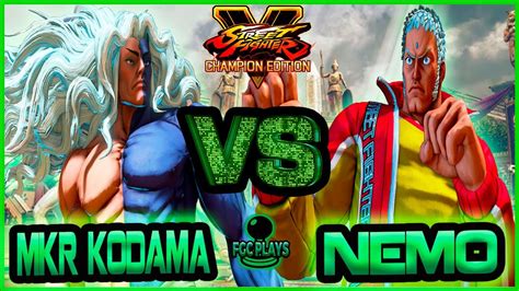 Sfv Ce Mkr Kodama Gill Vs Nemo Urien Ranked Set Street Fighter