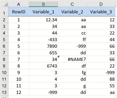 Missing Data Handling Examples Solver