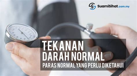 Bacaan Darah Tinggi Normal Mengikut Umur Bacaan Tekanan Darah Normal