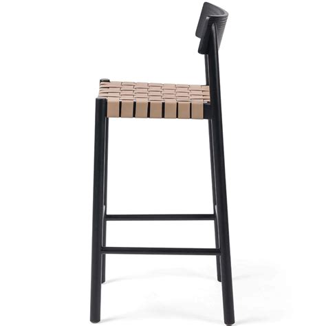 Heisler Bar Stool Black High Fashion Home