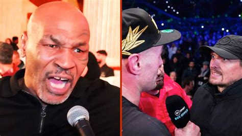 Mike Tyson Has No Doubt Who Wins Tyson Fury Oleksandr Usyk Fight