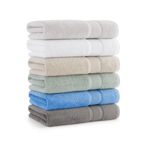 Aston Arden Aegean Recycled Bath Towel 30x60 Dark Grey Solid 2 Pack