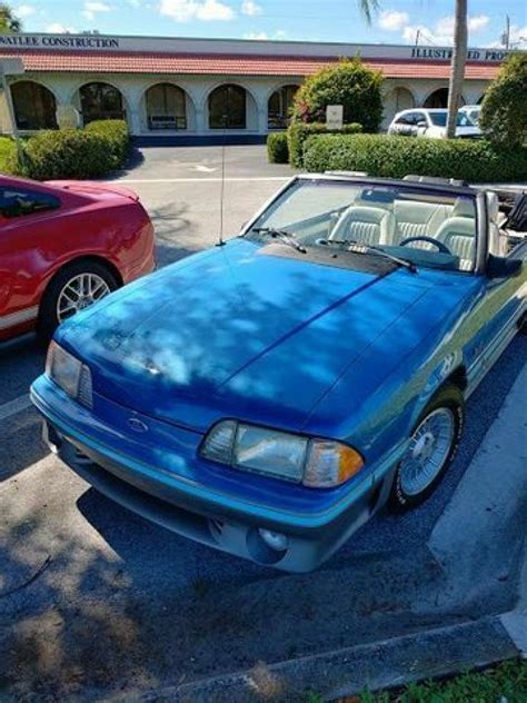 1987 Ford Mustang Gt Convertible Low Miles 5 Speed For Sale