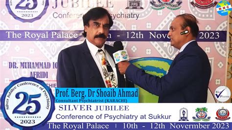 Prof Dr Berg Shoaib Ahmed Psychiatrist Karachipresentation At