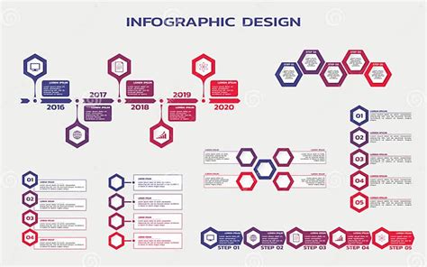 Conjunto De DiseÃ±os InfogrÃ¡ficos Diagramas De Flujo Y Pasos De Flujo De Trabajo InfografÃ­as