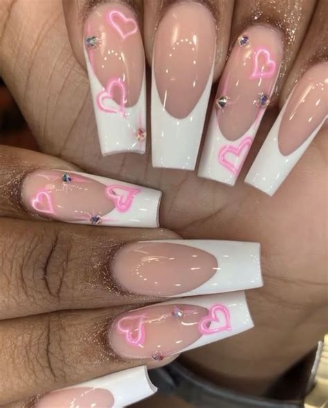 Maylamal Linktree Acrylic Nails Coffin Pink Funky Nails Cute Nails