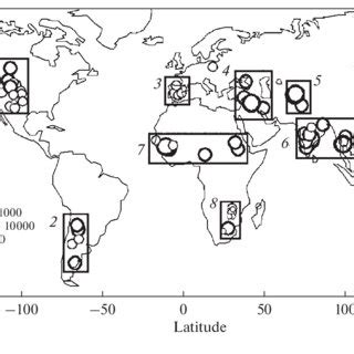 Map-diagram of the distribution of dams of key reservoirs intended for ...