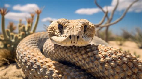 La Serpiente De Cascabel Del Desierto Foto Premium