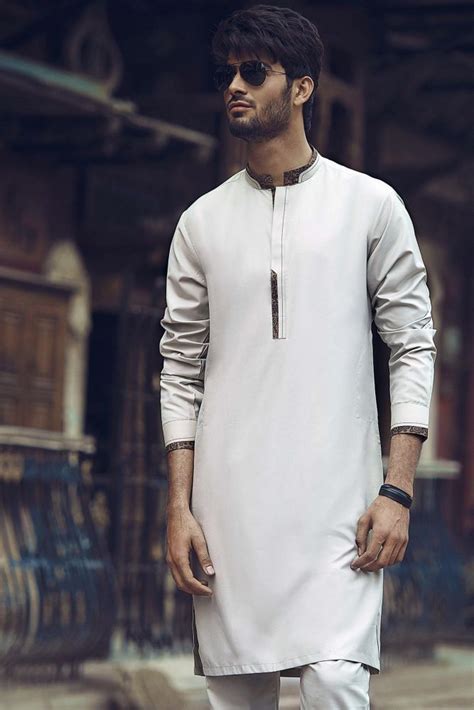 Man Eid Kurta Pajama Design Eid Collocation Man Kurta Neck Design