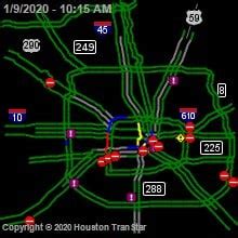 Real-time traffic map via Transtar : r/houston