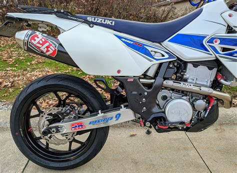 DRZ400SM DRZ400S Yoshimura RS 2 Stainless Carbon Exhaust Package