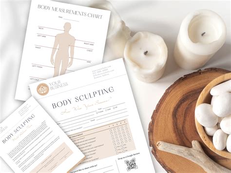 Body Sculpting Intake Forms Bundle Body Fat Reduction Treatment Bundle