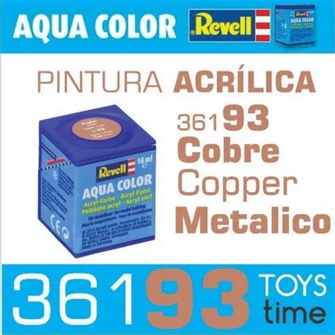 Pintura Revell Acrílica Metálico Color 361 93 Cobre