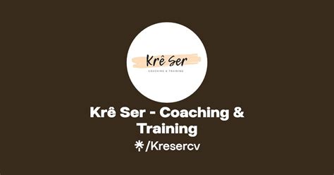 Kr Ser Coaching Training Instagram Facebook Linktree