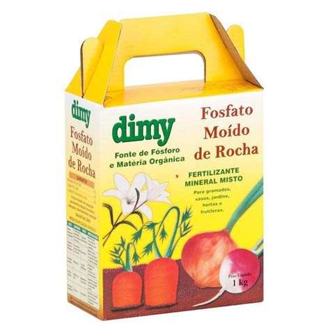 Fertilizante Fosfato De Rocha Dimy Kg Fertilizante Para Plantas