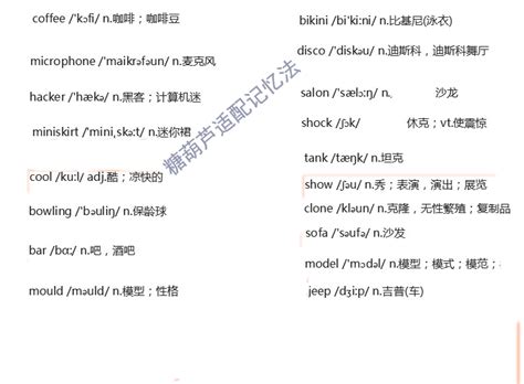 英语单词谐音记忆法之优缺点