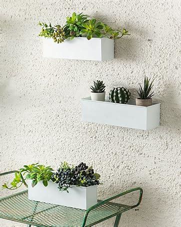 Amazon Lalagreen Wall Planter Pack Inch Square Metal Wall