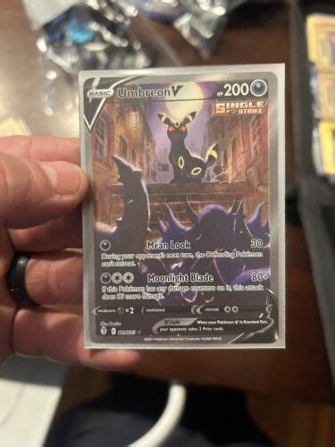 Pokémon TCG Umbreon V Evolving Skies 189 203 Holo Ultra Rare eBay